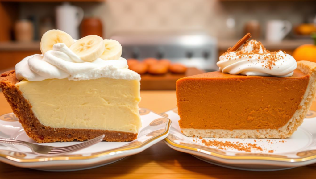 Banana Cream Pie vs Pumpkin Pie