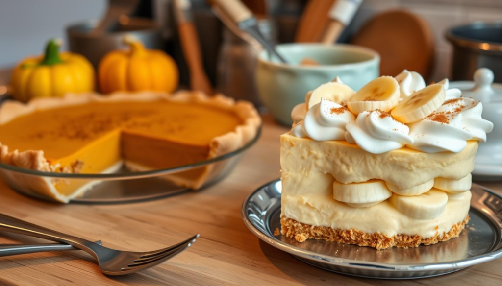 Banana Cream Pie vs Pumpkin Pie