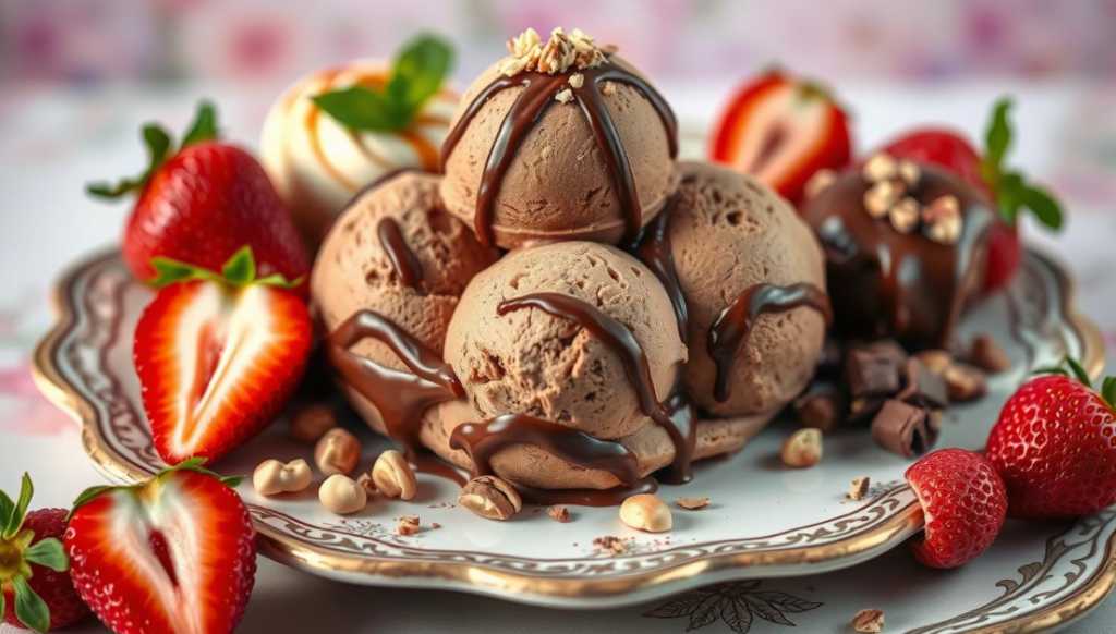 Chocolate Eclair Ice Cream