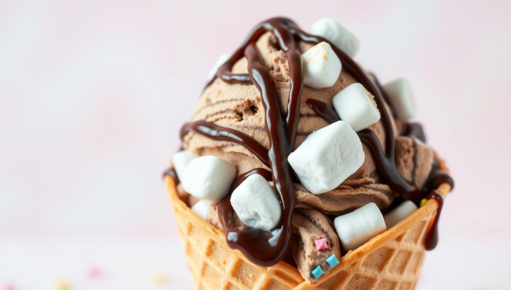 Chocolate Marshmallow Ice Cream