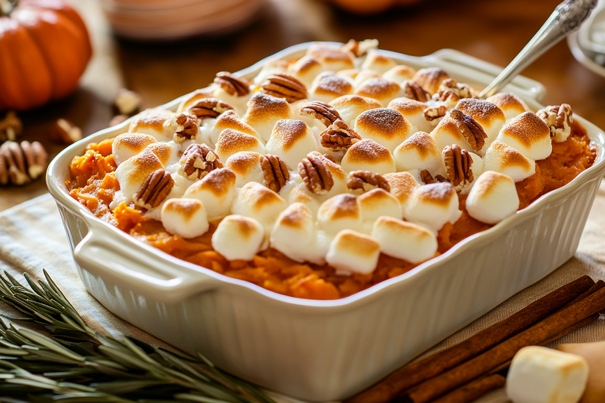 Old Fashioned Sweet Potato Casserole Recipe