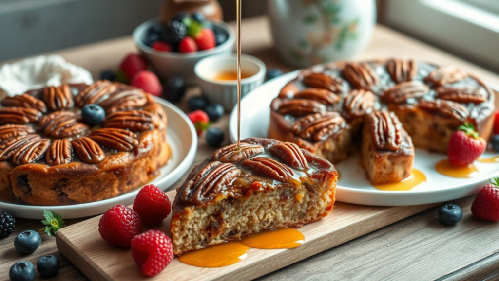 Pecan Upside Down Cake Recipe
