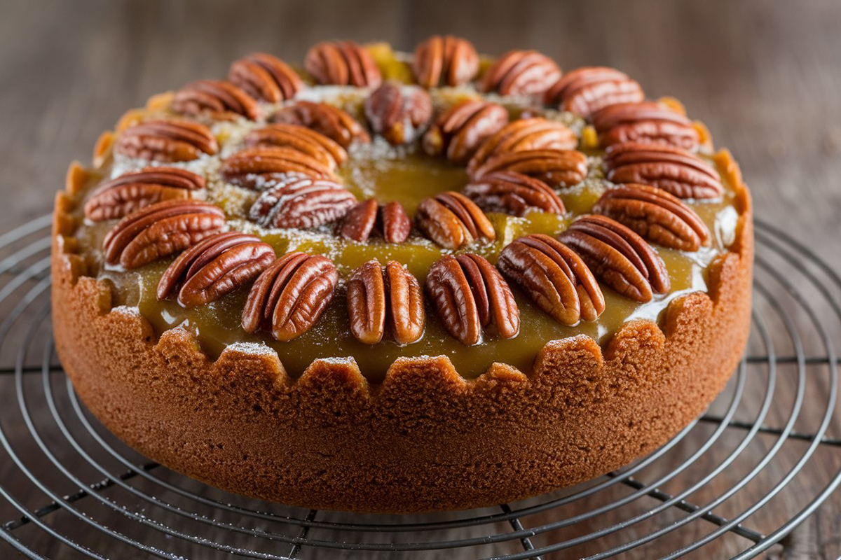 Pecan Upside Down Cake Recipe