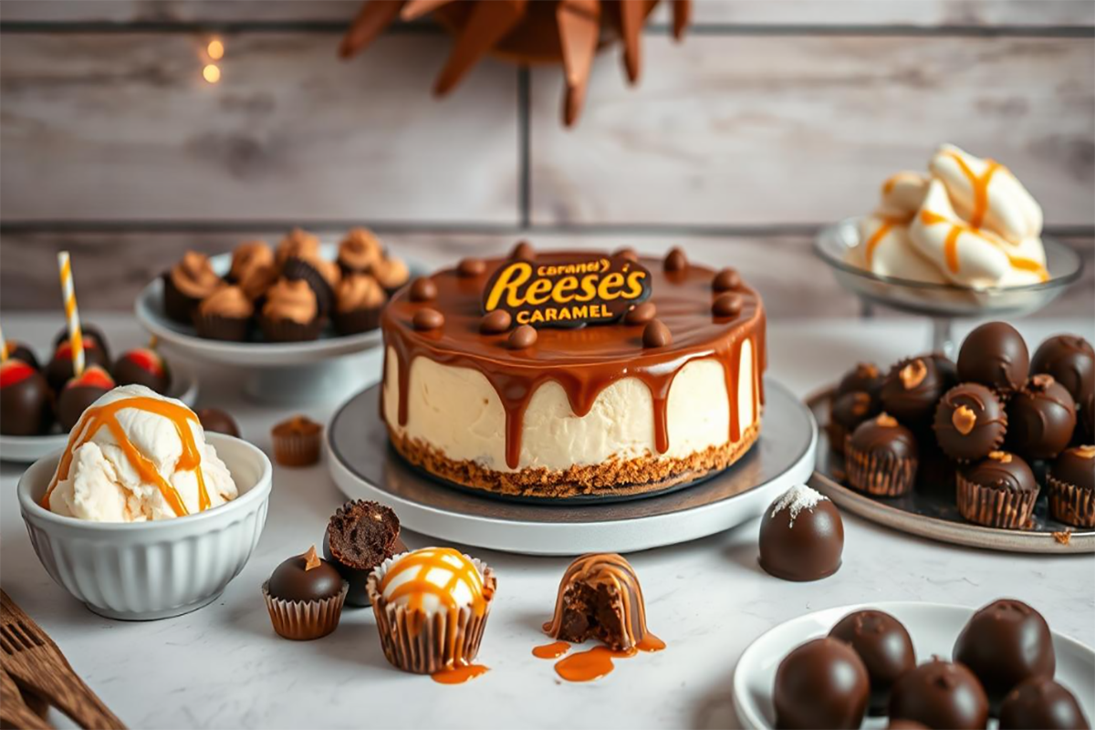 Reese's Caramel Cheesecake