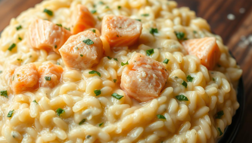 Sicily Salmon Risotto