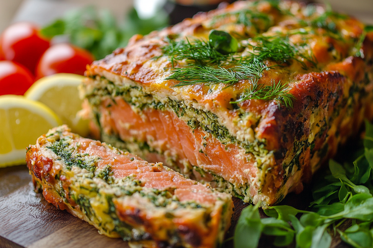 combo tuna and salmon loaf