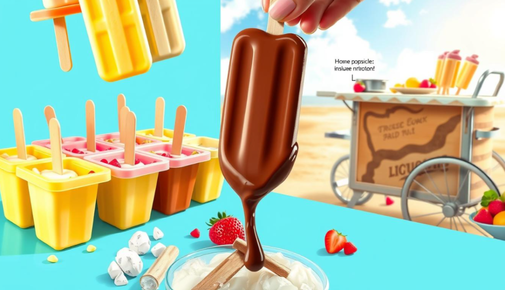 How do you keep popsicles creamy?