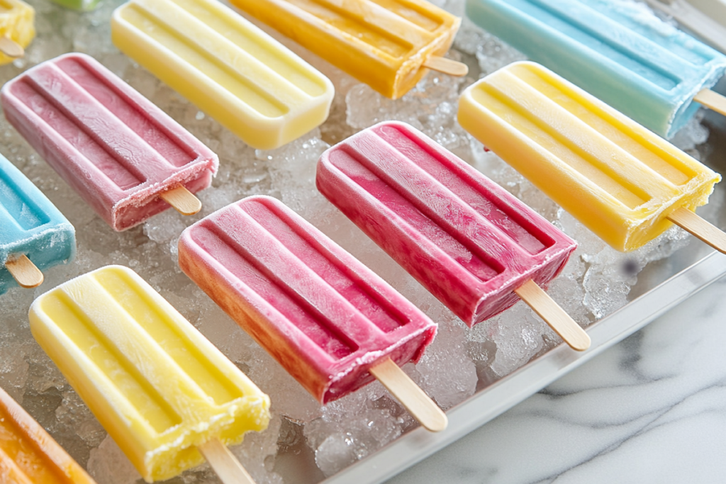 How do you keep popsicles creamy?