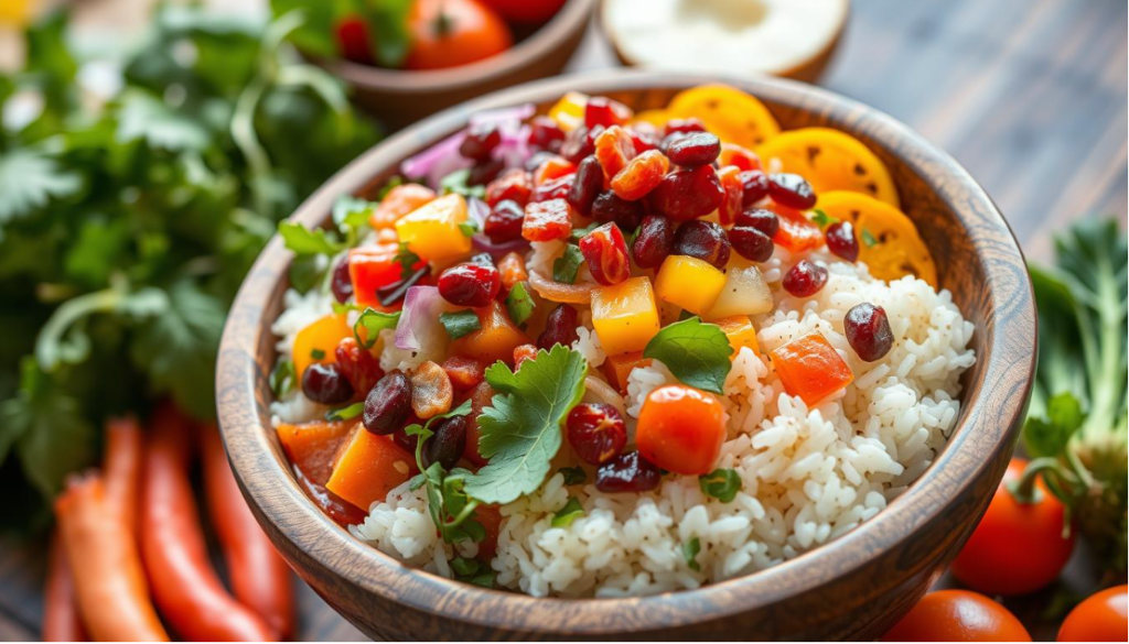 rice bowl topping goji berries