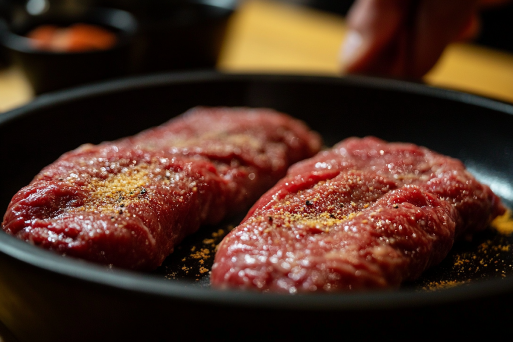 cook Wagyu ground beef